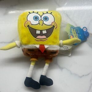 NWT Vintage SpongeBob SquarePants Plush - Nanco Nickelodeon - 6.5”